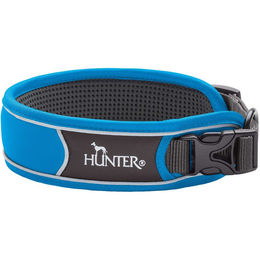 HUNTER DIVO Hundehalsung Nylon S hellblau/grau – Bild 1 von 5