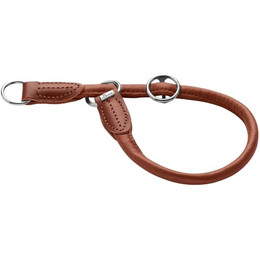 Produktbild von HUNTER Dressurhalsung Round & Soft Canadian UP Cognac