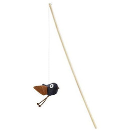 Produktbild von HUNTER ELROY Katzenspielzeug Katzenangel mit Katzenminze Vogel - 50 cm