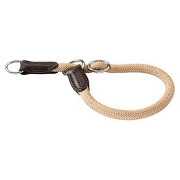 HUNTER Freestyle Dressurhalsung Hundehalsband Zugstopper beige 55 cm - 55 cm – Bild 1 von 9