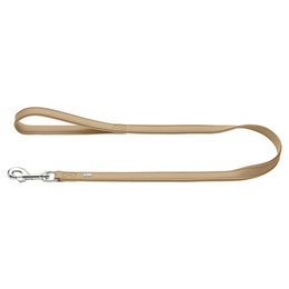 Hunter Führleine Amalfi vegan Kunstleder beige 20 mm x 100 cm - 100 cm – Bild 1 von 4
