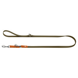 Hunter Führleine Wolmar stufenlos verstellbar khaki/orange – Bild 1 von 4