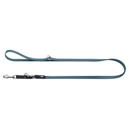 Hunter Führleine Wolmar stufenlos verstellbar rauchblau/schwarz – Bild 1 von 9