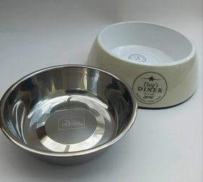 Produktbild von Hunter Futternapf Melamin-Napf Cambridge 350 ml creme/braun - 350 ml