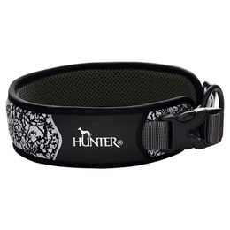 Produktbild von Hunter Halsband Divo Reflect schwarz/grau Größe L