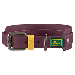 Hunter Halsband Havanna Mini brombeer, Größe: XS-S / 35 cm / Breite: 2,5 cm – Bild 1 von 7