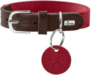 Produktbild von Hunter Halsband Karlby braun/rot 40 cm