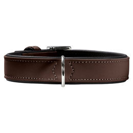 Hunter Halsband Softie braun/schwarz, Größe: 55 cm / Breite: 2,8 cm – Bild 1 von 2