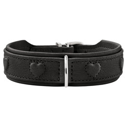 Produktbild von Hunter Halsband Soho X Love schwarz, Größe XS-S - 37 cm