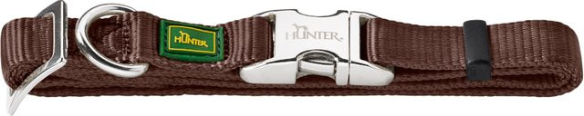 Produktbild von HUNTER Halsband Vario Basic Alu-Strong, braun, Größe M