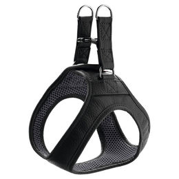 Produktbild von HUNTER Hilo Hundegeschirr mit Leder für kleine Hunde schwarz XXS-XS