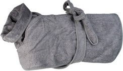 HUNTER Hunde-Bademantel Riga grau Größe 60 – Bild 1 von 10