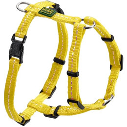 Produktbild von Hunter Hunde-Geschirr Tripoli Mini Nylon gelb reflektierend