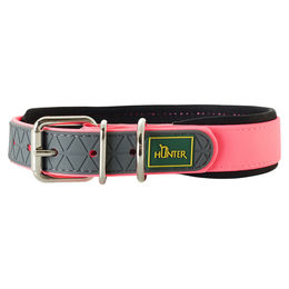 Hunter Hunde-Halsband Convenience Comfort V2 neonpink – Bild 1 von 3