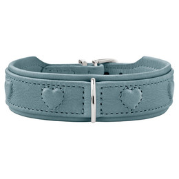 Produktbild von Hunter Hunde-Halsband Soho X Love hellblau