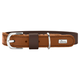 Produktbild von HUNTER Hunde-Halsband Wolmar schokobraun/cognac