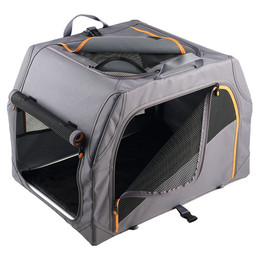 Produktbild von HUNTER Hunde-Transportbox Alu faltbar schwarz Gr. L