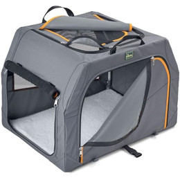 Produktbild von HUNTER Hunde-Transportbox Alu faltbar schwarz Gr. M