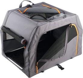 Produktbild von HUNTER Hunde-Transportbox Alu faltbar schwarz Gr. S