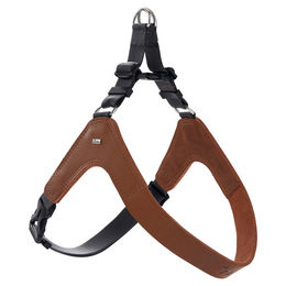 HUNTER Hundegeschirr DIMARO aus Rindsleder, Cognac, Größe S-M – Bild 1 von 5