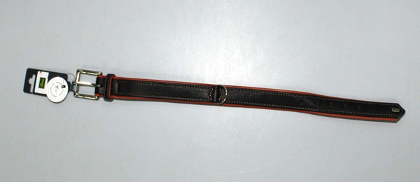 HUNTER Hundehalsband Canadian Up schwarz/cognac – Bild 1 von 7