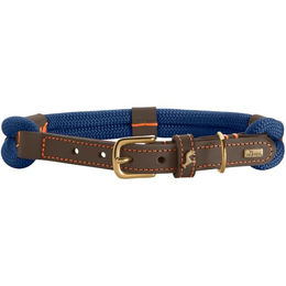HUNTER Hundehalsband Malia dunkelblau/dunkelbraun – Bild 1 von 9