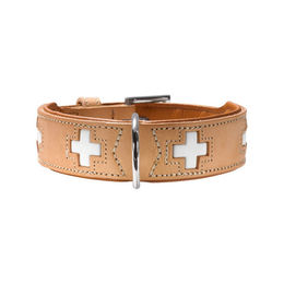 Hunter Hundehalsband Swiss natur/beige S-M – Bild 1 von 7