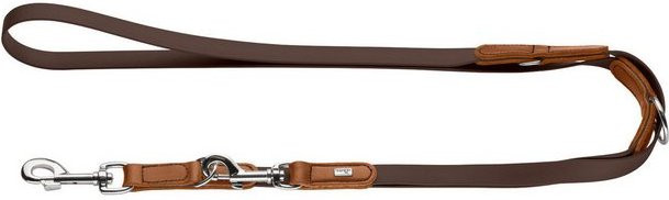 Produktbild von Hunter Hundeleine Verstellbare Führleine Wolmar schokobraun/cognac