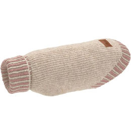 Produktbild von Hunter Hundepullover Odense mit Mütze creme/rosa