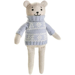 Produktbild von Hunter Hundespielzeug Birka Bär graublau - 27 cm