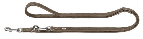 Produktbild von HUNTER Hunting Verstellbare Führleine aus Leder, oliv - 200 cm