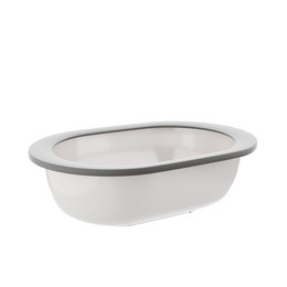 Produktbild von Hunter Katzentoilette Oligo weiß/hellgrau