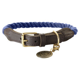 HUNTER List Hundehalsband Leder maritim dunkelblau – Bild 1 von 5