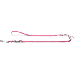 Produktbild von HUNTER Modern Art Verstellbare Führleine Kunstleder pink/weiß - 200 cm