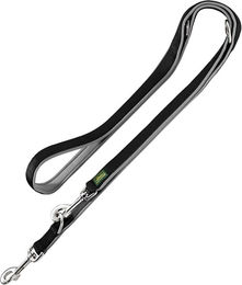 HUNTER Neopren Verstellbare Führleine schwarz/grau - 200 cm – Bild 1 von 2