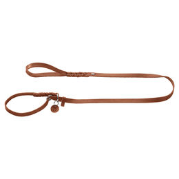 HUNTER Retriever-Leine SOLID Education Cognac – Bild 1 von 3