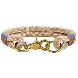 HUNTER Sansibar Rantum Halsung Hundehalsband beige 50 cm – Bild 1 von 9
