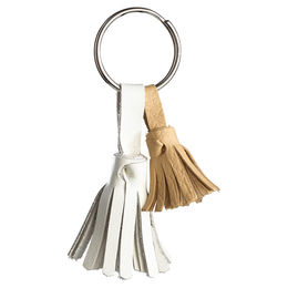 Produktbild von Hunter Schlüsselanhänger York Double weiß/beige