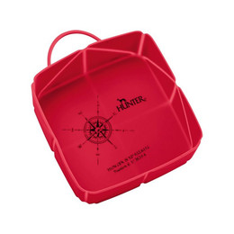 Produktbild von Hunter Silikon Falt-Reisenapf List 590 ml Rot - 590 ml