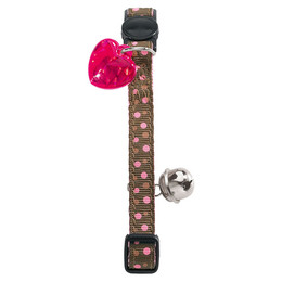 Produktbild von Hunter Smart Katzenhalsband Dots braun/rosa
