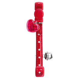 Produktbild von Hunter Smart Katzenhalsband Glossy Dots rot