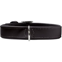HUNTER SOFTIE Hundehalsband Kunstleder schwarz 65 L – Bild 1 von 2