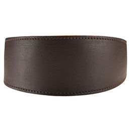 HUNTER SUPER SOFT Windhundhalsband Leder gepolstert dunkelbraun 37 cm - 37 cm – Bild 1 von 6