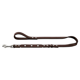 Produktbild von HUNTER Swiss Führleine für Hunde aus Ökoleder mit Handschlaufe - 100 cm
