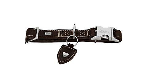 Produktbild von HUNTER TARA ALU-STRONG Hundehalsung Leder dunkelbraun XL