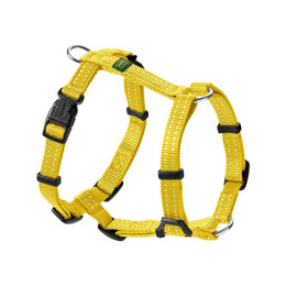 Produktbild von HUNTER TRIPOLI Hundegeschirr für kleine Hunde, Nylon, reflektierend, gelb