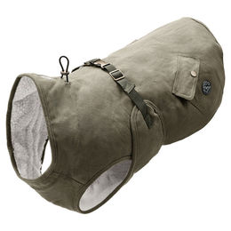 HUNTER UPPSALA TREND Hundemantel Parker mit Baumwolle gefüttert khaki – Bild 1 von 4