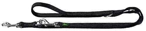Produktbild von HUNTER Verstärkte Führleine doubliert 25/200 Nylon schwarz - 2 m