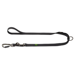 Hunter Verstellbare Führleine Havanna schwarz, Maße: 20 mm / 200 cm – Bild 1 von 4