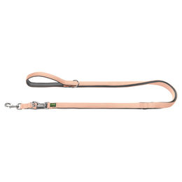 HUNTER Verstellbare Führleine Neopren pfirsich-grau - 2 m – Bild 1 von 3